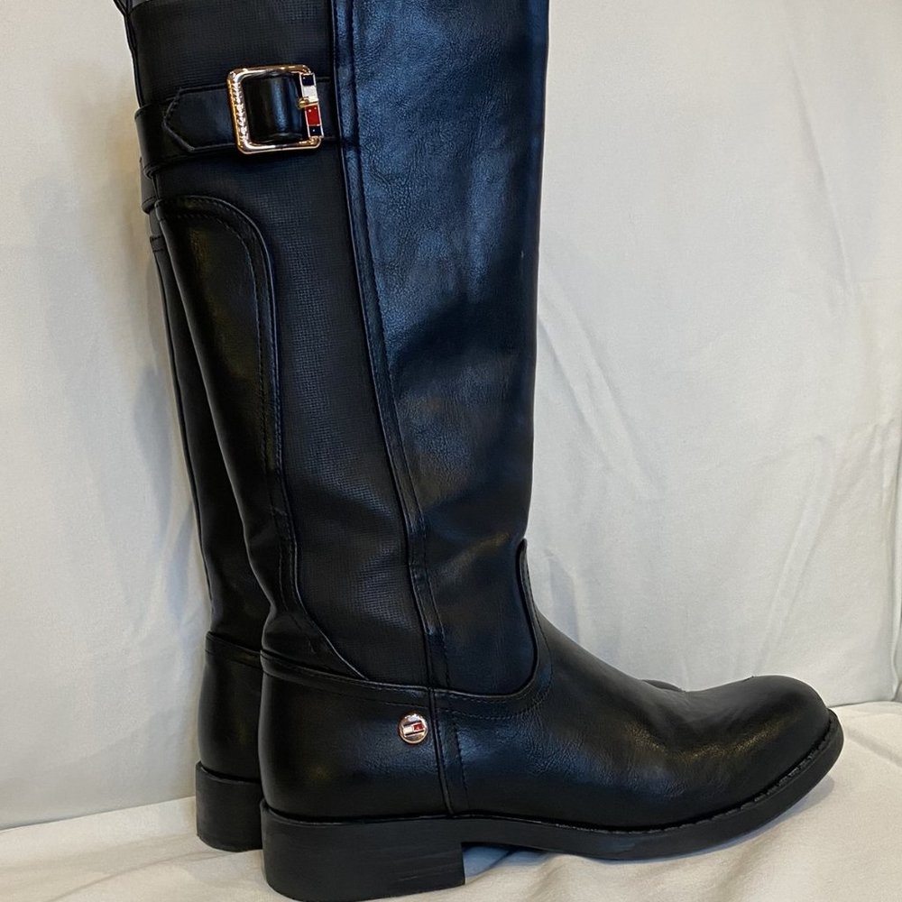 Tommy Hilfiger Black Girls Boots